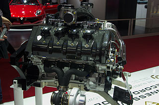Motor Agera RS V8 biturbo 5.0 L Koenigsegg Agera RS